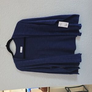 Croft & Barrow Open Front Cardigan – Blue | PXL (Plus XL) | NWT